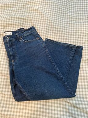 Abercrombie baggy low rise Dark Blue Jeans
